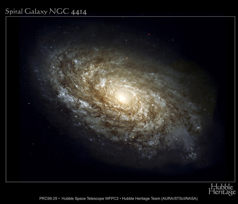 Спираловидна Галактика NGC 4414