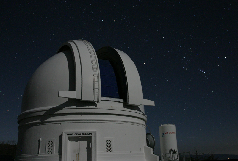 Телескоп Самуел Осчин - през нощта