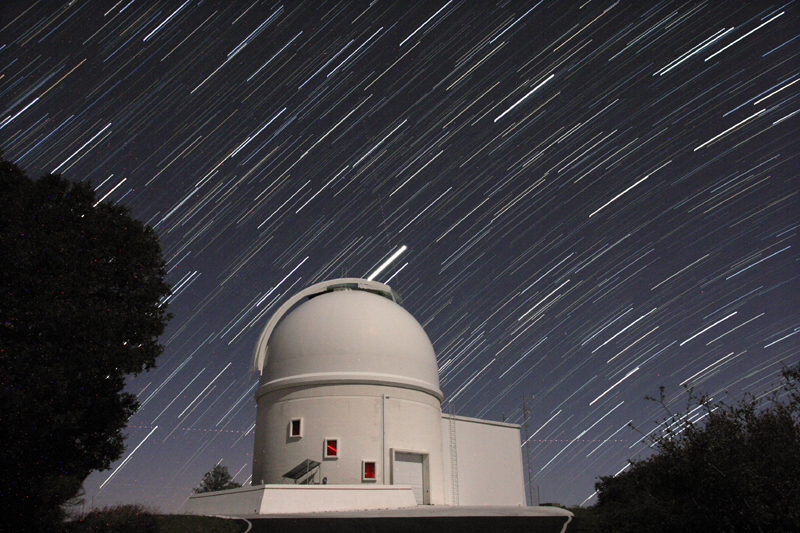 Звездно небе над Паломар Обсерваторията