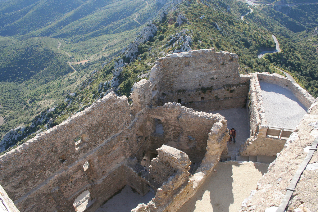 Последни крепости на Катарите-Queribus 4