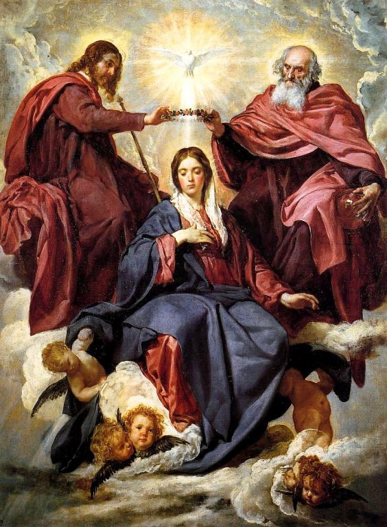 Коронацията на Дева Мария, Веласкес