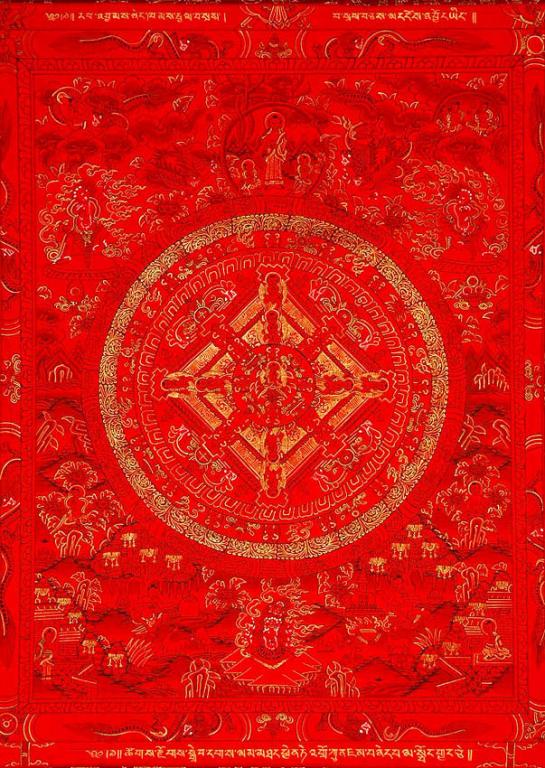 Червената Мандала на Буда
