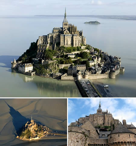 Мон Сен Мишел – средновековен замък на малък остров